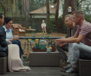 M jak miłość odc. 1911. Magda (Anna Mucha), Kinga (Katarzyna Cichopek), Piotrek (Marcin Mroczek), Andrzej Budzyński (Krystian Wieczorek)