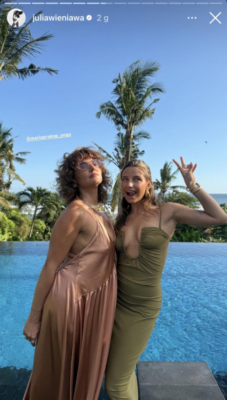 Julia Wieniawa na Bali