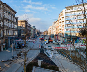 Przebudowa alei Wojska Polskiego w Szczecinie - styczeń 2023