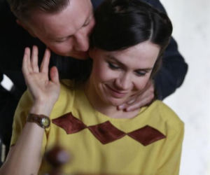 Czas honoru 6 sezon. Celina (Olga Bołądź), Michał (Jakub Wesołowski)