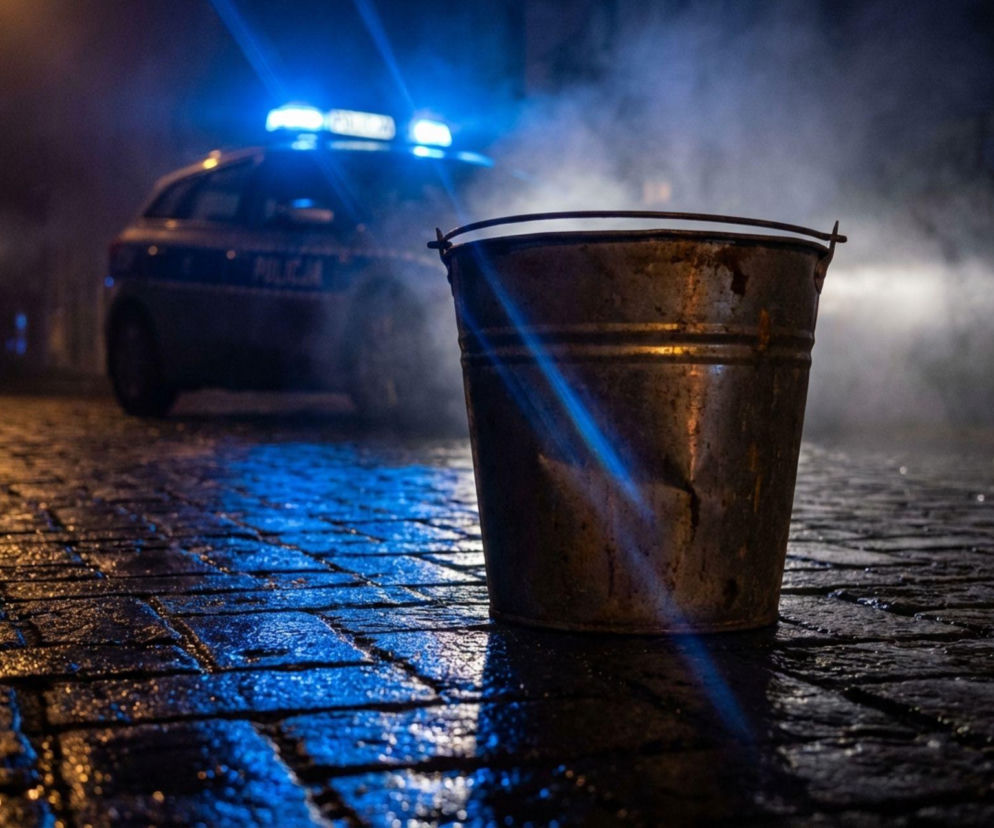 Pożar w Szczecinie. Policjanci gasili ogień wiadrami z wodą