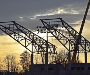 Postępy na budowie Stadionu Miejskiego w Szczecinie