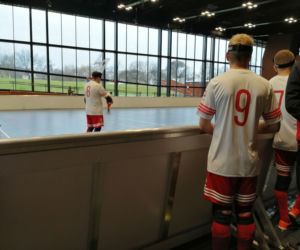 Sportowcy zagrali w Hali Stulecia Cracovii przy Błoniach, stworzonej specjalnie dla osób niepełnosprawnych
