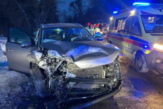 Kłódka. Wypadek na DK 16