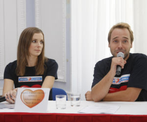 Halina Mlynkova i Łukasz Nowicki