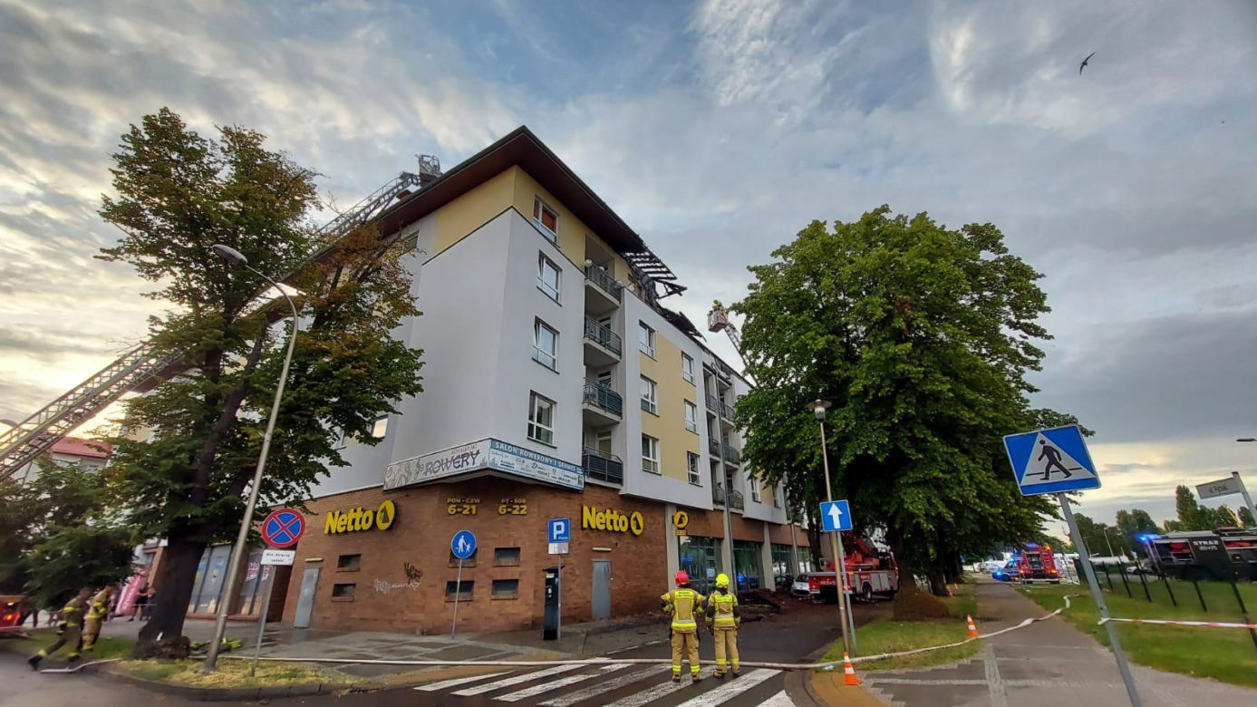 Pożar w Świnoujściu