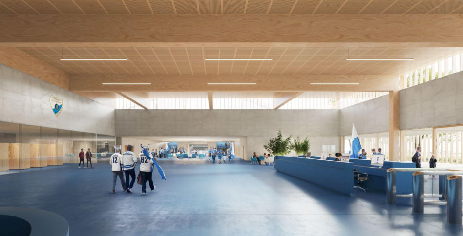 Hala lodowa w Oświęcimiu projektu M.O.C.  Architekci