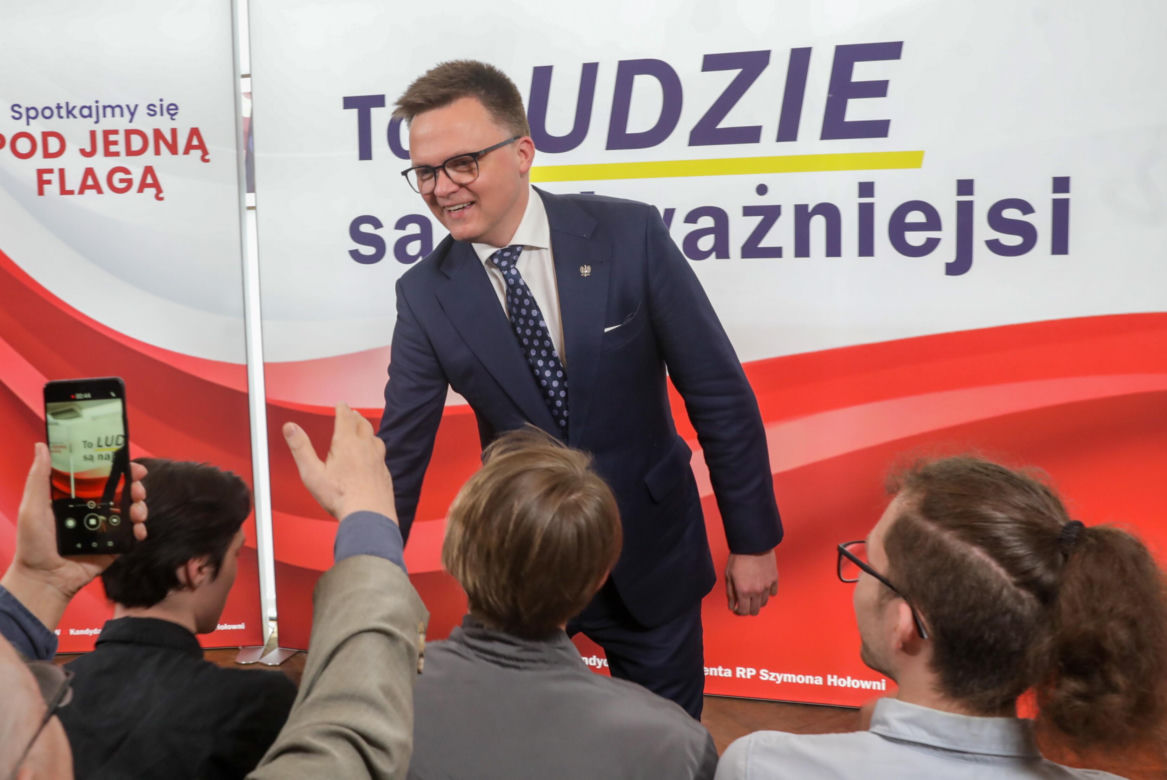 Spotkanie Szymona Hołowni