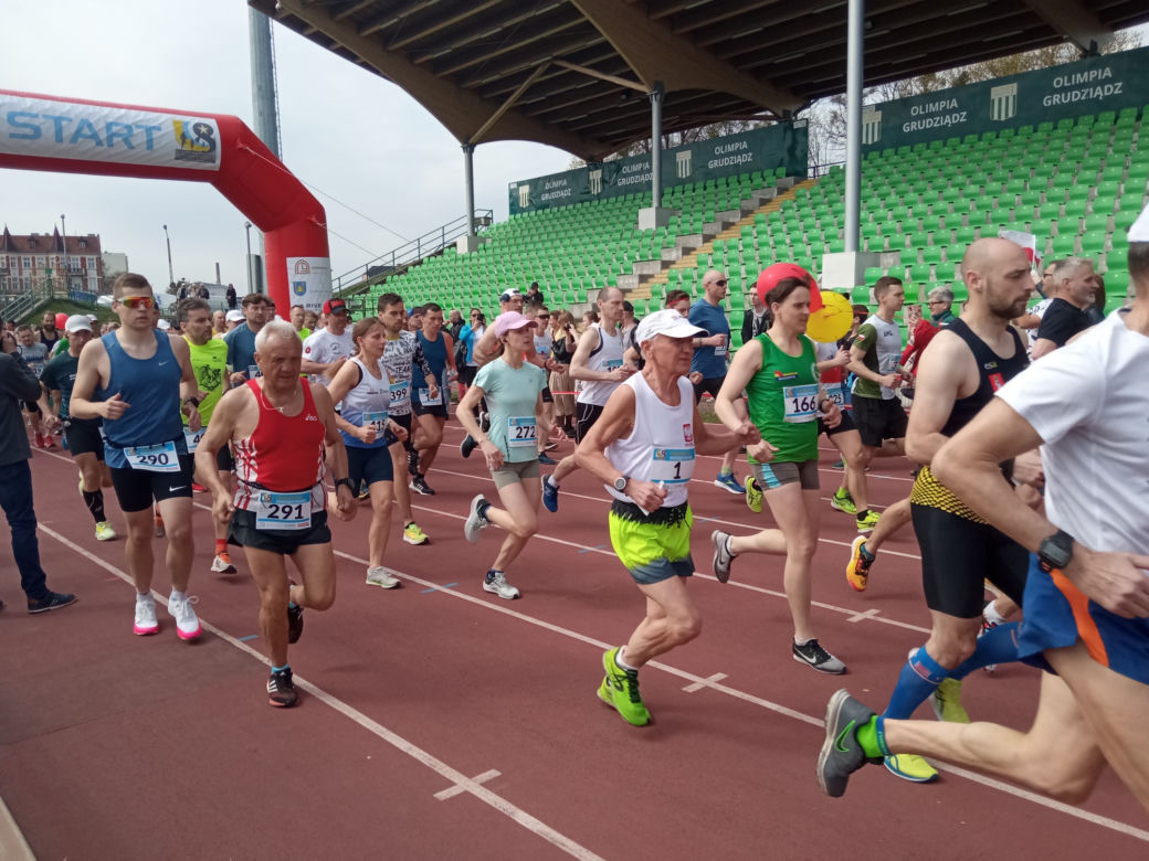 Półmaraton śladami Bronka Malinowskiego Grudziądz - Rulewo