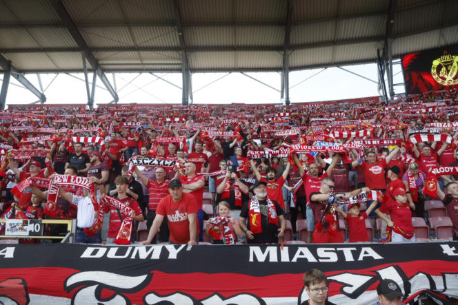Widzew Łódź - Piast Gliwice: Zdjęcia kibiców i zawodników z meczu 34. kolejki PKO BP Ekstraklasy