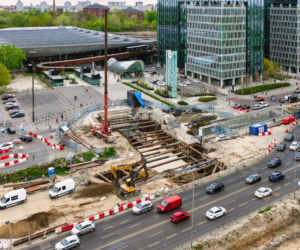 Tunel tramwajowy już połączony z Dworcem Zachodnim