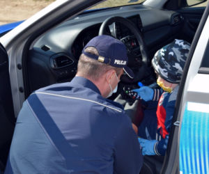 6-latek podziękował policjantom