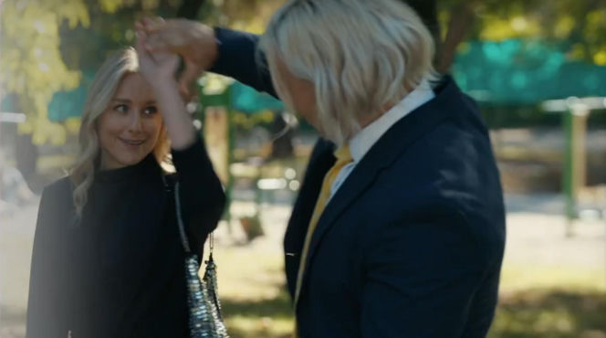 Barwy szczęścia, odc. 3337. Patryk (Konrad Skolimowski), Grażyna (Kinga Suchan)