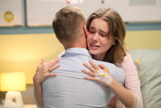 M jak miłość odc. 1903. Paweł (Rafał Mroczek), Franka (Dominika Kachlik)