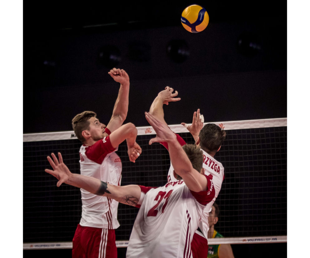 Siatkówka, Liga Narodów, Polska - Australia, Piotr Nowakowski, Fabian Drzyzga