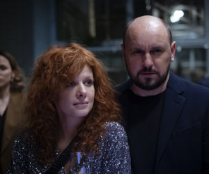 Kod genetyczny odc. 1. Tomasz Skowroński (Adam Woronowicz), Iza Berger (Karolina Gruszka)