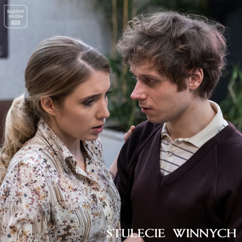 Stulecie Winnych 4 sezon odc. 45. Agnieszka (Ina Sobala), Michał (Marcin Franc)