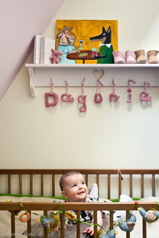 Literki w pokoju dziecka