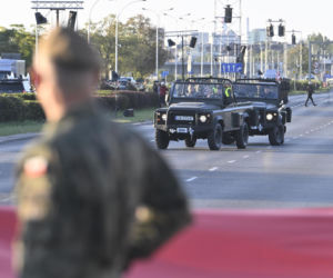 Próba generalna defilady wojskowej w Warszawie