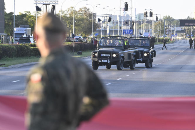 Próba generalna defilady wojskowej w Warszawie