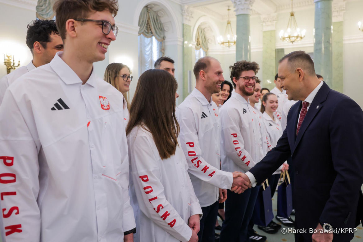 Semirunnij, Kurakowa i reszta olimpijczyków u Karola Nawrockiego