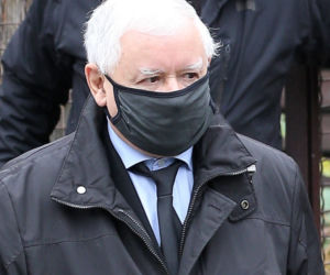 Jarosław Kaczyński. Tak prezes wyszedł do pracy