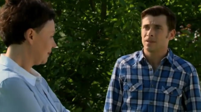 M jak miłość odc. 1091. Marek Mostowiak (Kacper Kuszewski), Marysia (Małgorzata Pieńkowska)
