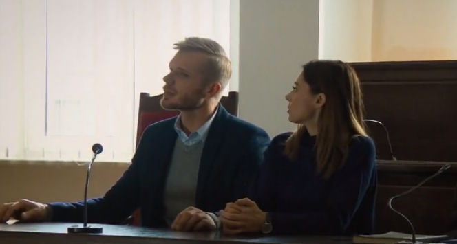 M jak miość odcinek 1362, Iza (Adriana Kalska), Artur (Tomasz Ciachorowski)