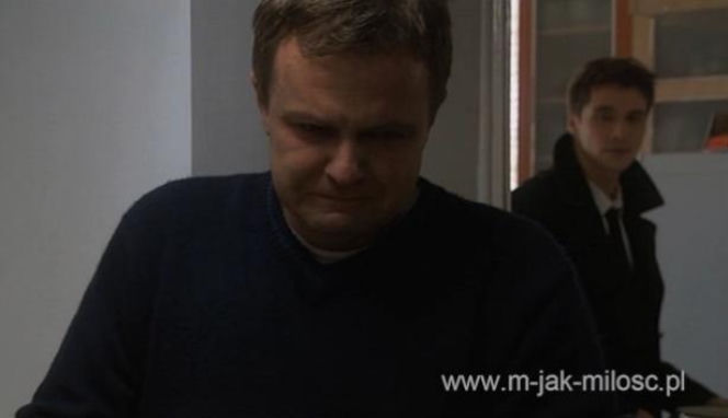 M jak miłość.  Waldek (Norbert Kaczorowski) - kierowca w firmie Marcina