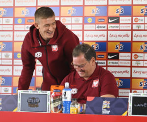 Konferencja reprezentacji Polski: Jan Urban i Wiktor Nowak
