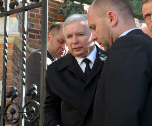 Jarosław Kaczyński odwiedził grób brata Lecha 