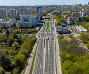 Rezerwa pod tramwaj w Al. Polski Walczącej w Warszawie
