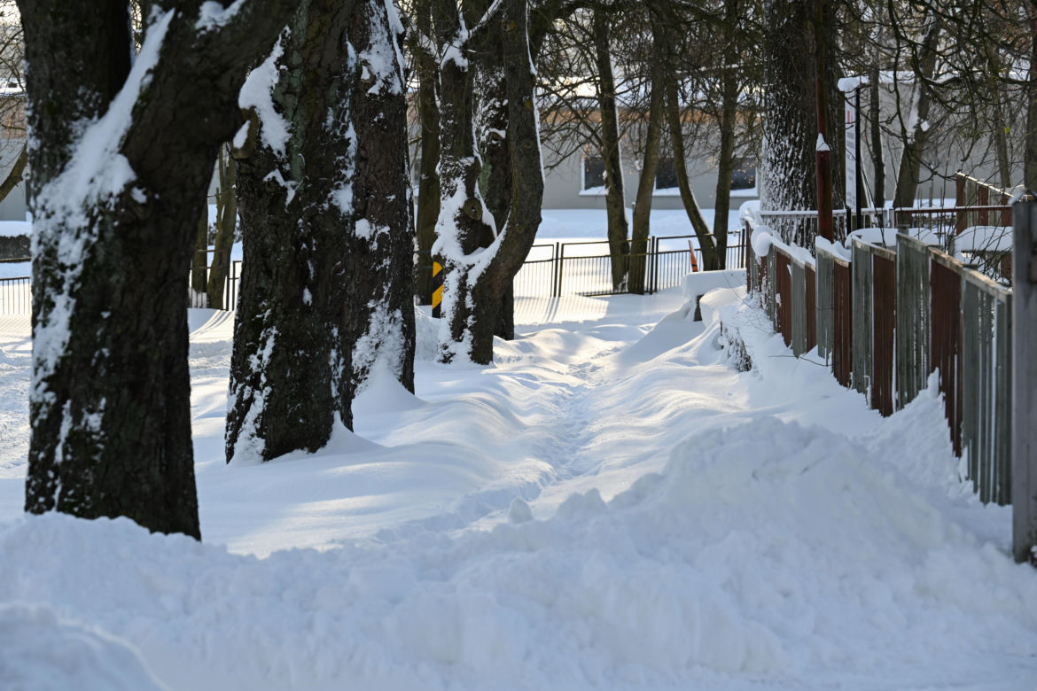 Słupsk pod śniegiem