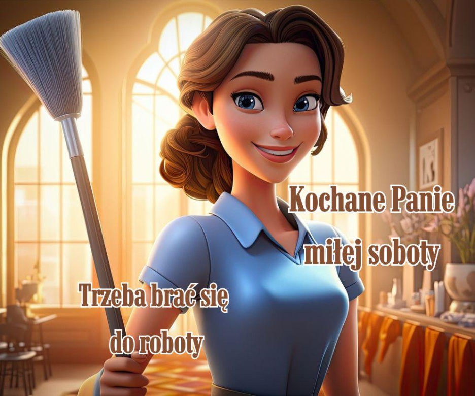 Kartki na weekend sprzątanie