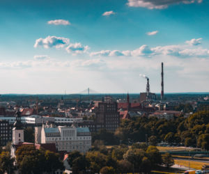 Tak wygląda Wrocław ogladany z najwyższego budynku na Przedmieściu Oławskim