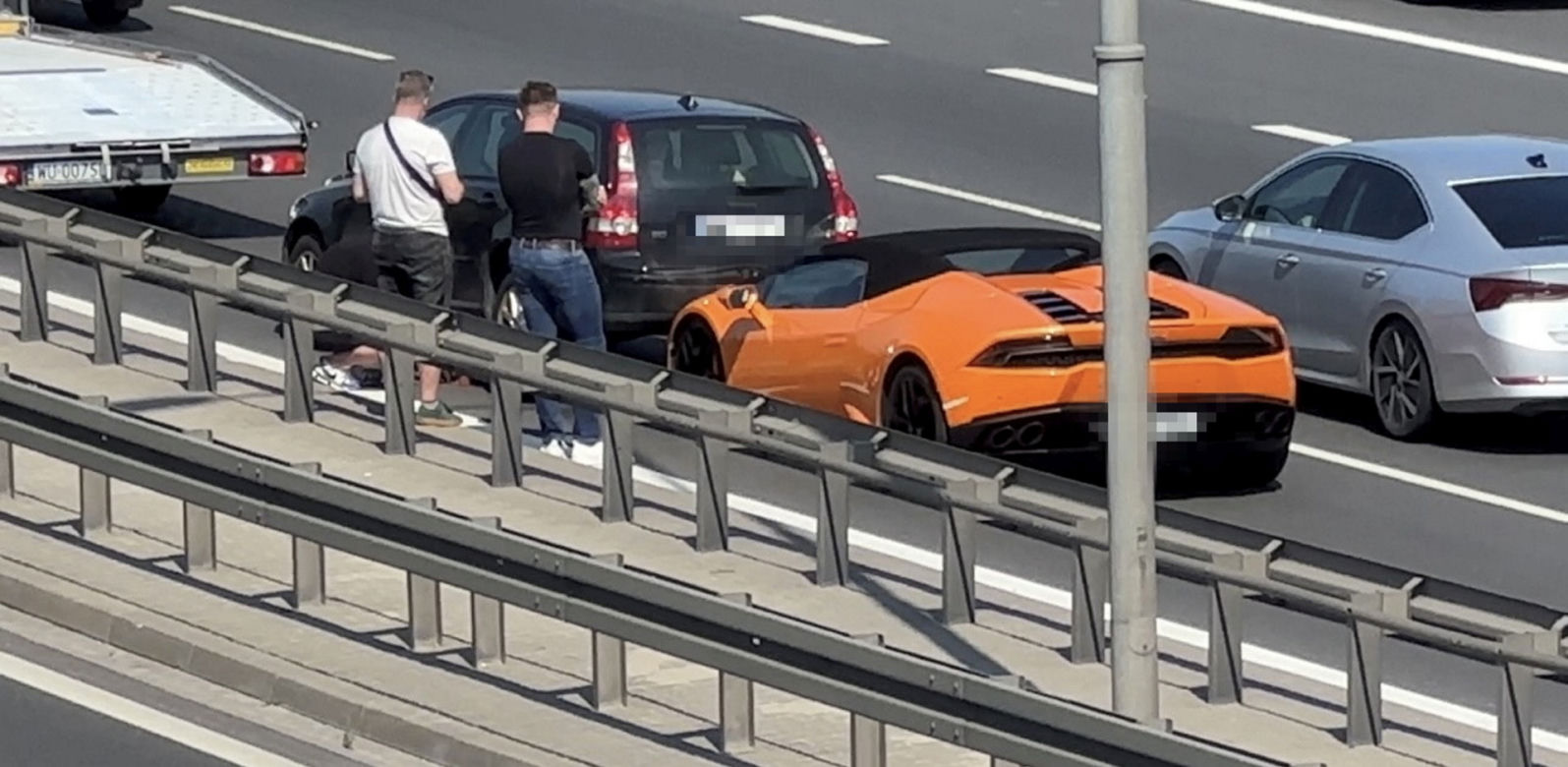  Lambo za 1,5 mln rozbite, alfa romeo na dachu. Wielkie kraksy w Warszawie