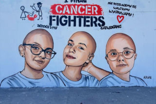 KaWu upamiętnił zbiórkę ŁatwoGang i CancerFighters! Przy Hetmańskiej jest nowy mural