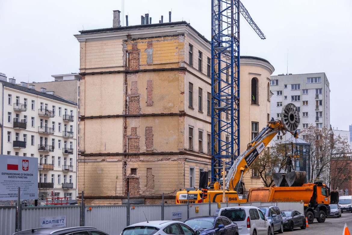 Budowa Muzeum Getta Warszawskiego w Warszawie