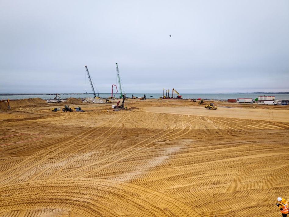 Budowa Terminala T5 Baltic Hub - kwiecień 2026