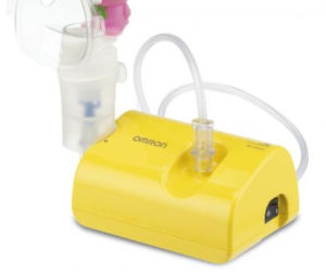 Inhalator z różowym królikiem