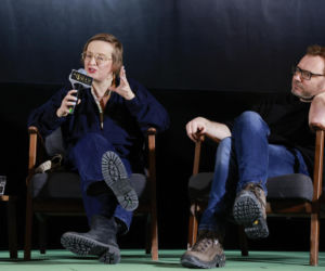 Iga Lis na pokazie filmu Bałtyk