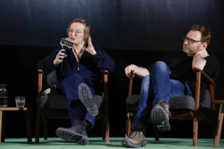 Iga Lis na pokazie filmu Bałtyk