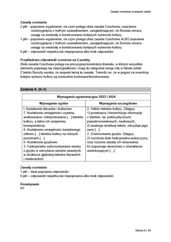 Matura próbna 2023: Polski. Odpowiedzi CKE i oficjalny klucz do zadań