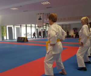 Seniorzy z Torunia trenują karate