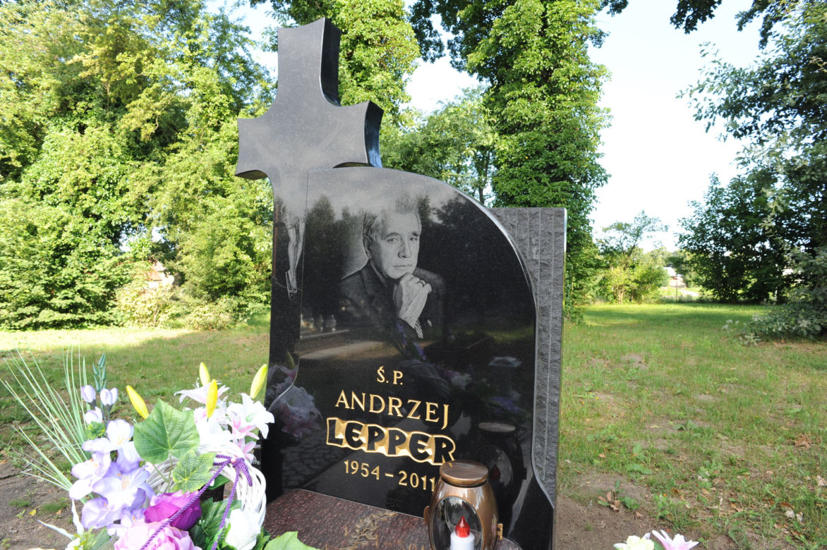 Grób Andrzeja Leppera