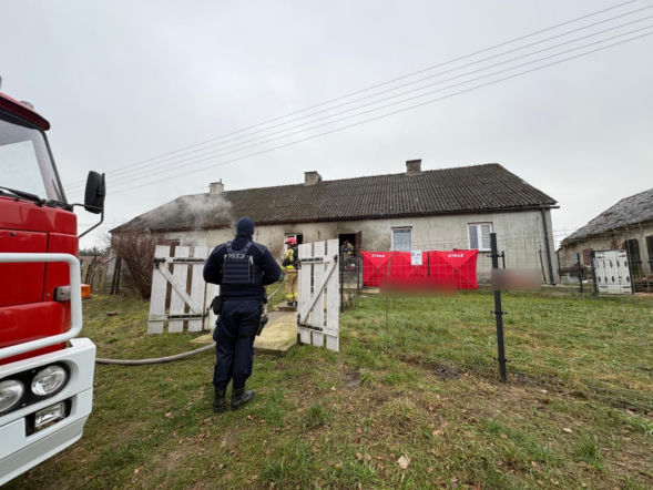 Tragedia pod Ostródą. Śmiertelny pożar, nie żyje kobieta