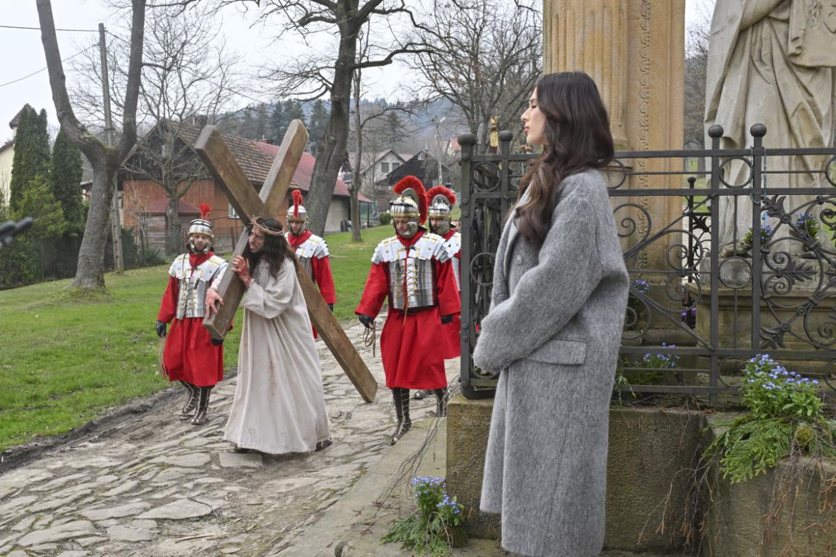 Roksana Węgiel podczas koncertu "Pasja. Misterium Męki Pańskiej"