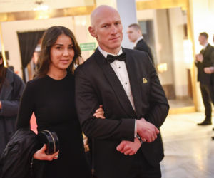 Krzyszof Diablo Włodarczyk z żoną