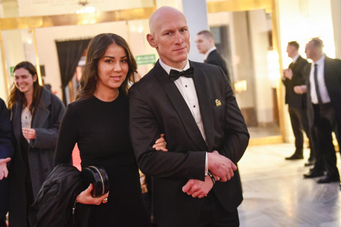 Krzyszof "Diablo" Włodarczyk z żoną