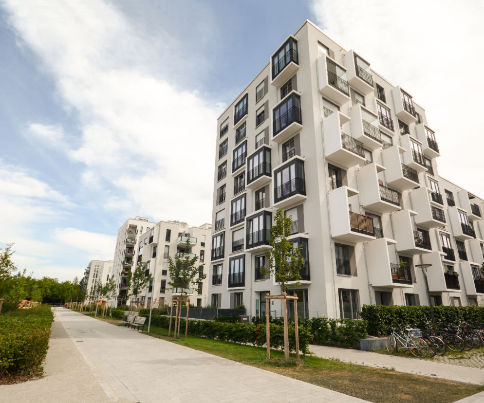 osiedle wielorodzinny elewacja balkony